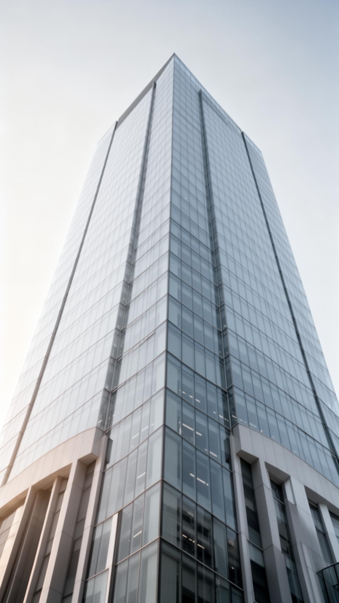 Arquitetura corporativa premium — símbolo de fundação e solidez